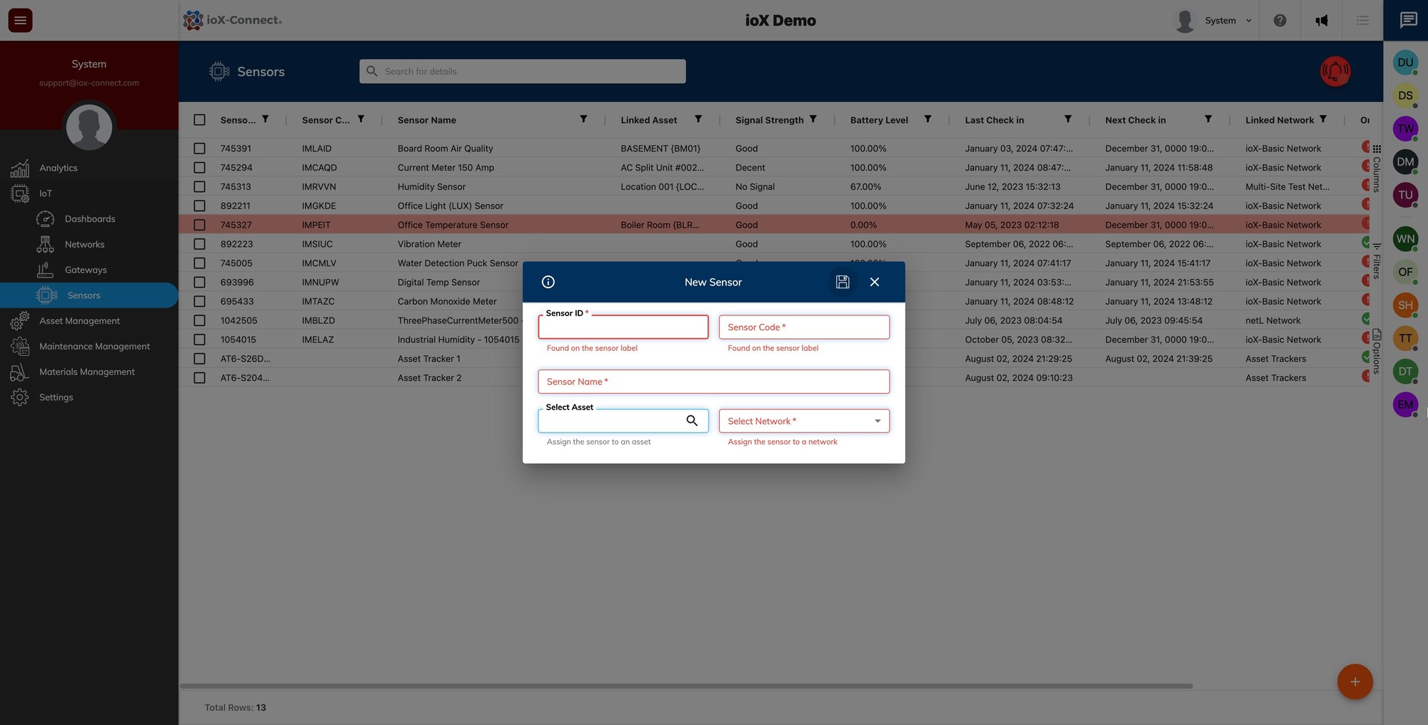 CMMS and IoT Integration