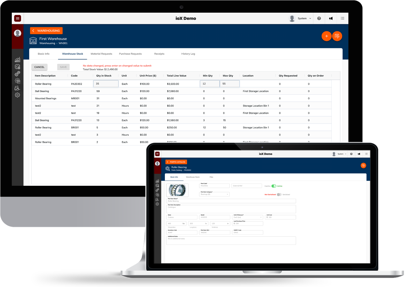 Efficient Maintenance Inventory Management with ioX-CMMS Materials Module